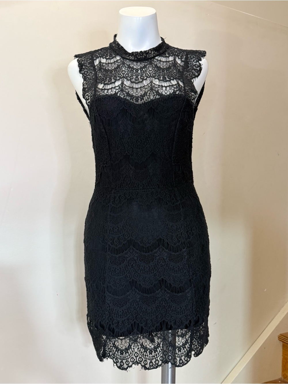 FREE PEOPLE LACE DAYDREAM BODYCON SLIP
DRESS BLACK size Small - Picture 7 of 16